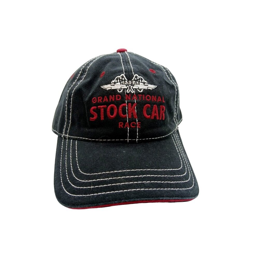 NASCAR Classic Grand National Stock Car Race Black Adjustable Hat Embroidered